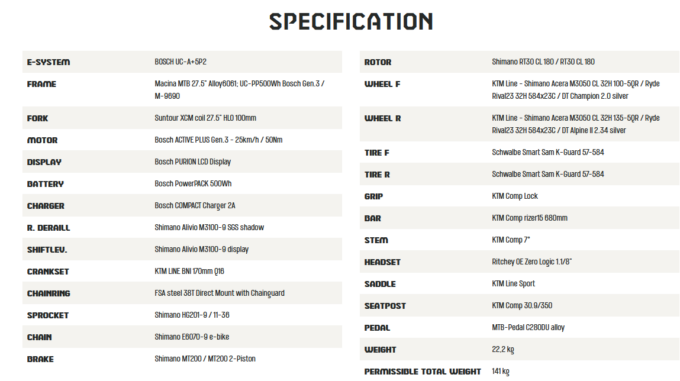 KTM Macina Ride 571 2025 Diamant ab: