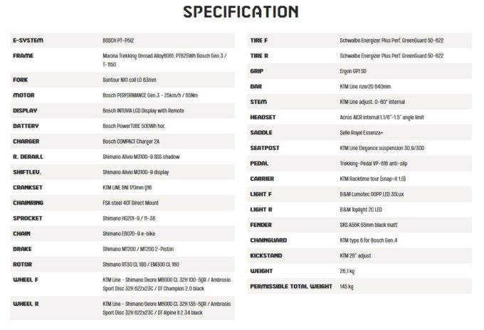 KTM Macina Tour P610 Wave ab: